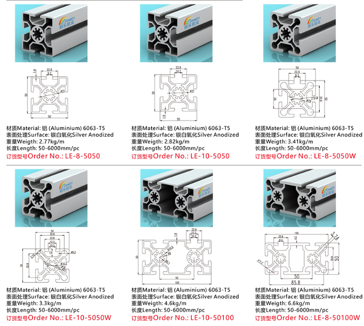 Black Anodized Extrusion CNC Aluminum Saw Aluminium Section Profile Factory